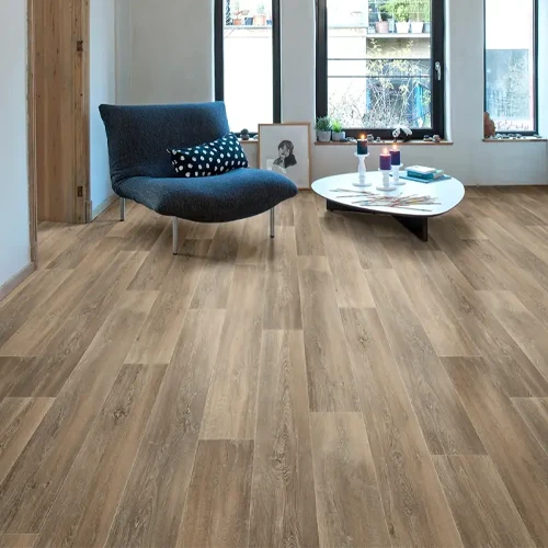 Suelo Vinilo en Rollo Marrón Rustico Suelo Vinilo en Rollo Marrón Rustico