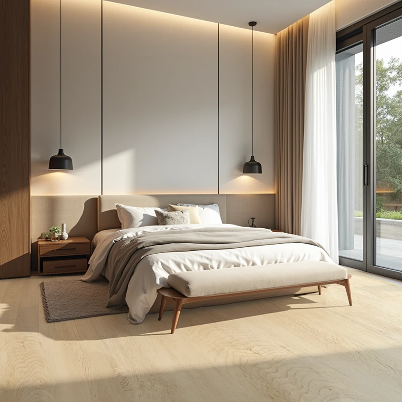 Vinílicos Tarima vinílica Suelo SPC Roble Clasico Claro XS