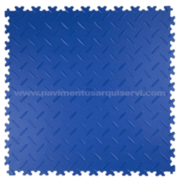 Vinílicos Vinílico Suelo Vinílico Loseta puzzle Azul electrico