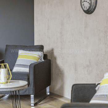 Revestimiento Pared Vinílico Hormigón New York Gris 3D