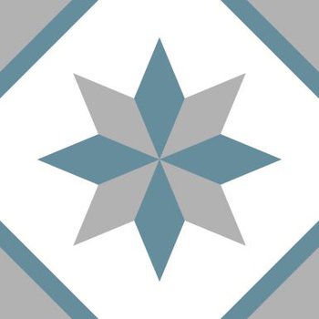 Revestimiento Pared Vinílico Estrella Azul