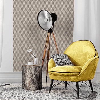 Revestimiento Pared Vinílico Cubo 3D