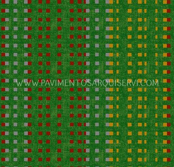 Moquetas Nailon Verde Hierba Arena