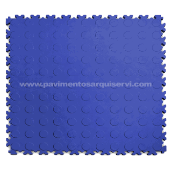 Vinílicos Vinílico Suelo Vinílico Loseta abotonado Azul