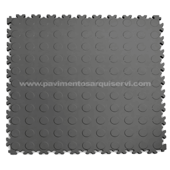 Vinílicos Vinílico Suelo Vinílico Loseta industrial puzzle abotonado gris claro