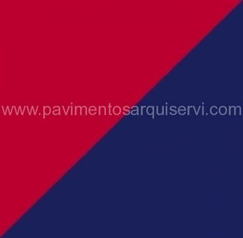 Suelo Vinílico Dueto Rojo-Azul Suelo Vinílico Dueto Rojo-Azul