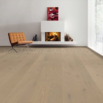 Madera Natural Multicapa Roble Gris Arena Suave Cepillado