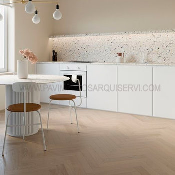 Vinílicos Vinílico Suelo Vinílico 1205 Herringbone (espiga) Natural Oak