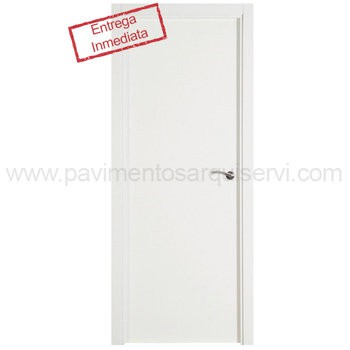 Puertas Hoja Maciza en DM Puerta Plus Lisa Blanca