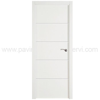 Puertas Hoja Maciza en DM Puerta Básica Contemporanea Blanca