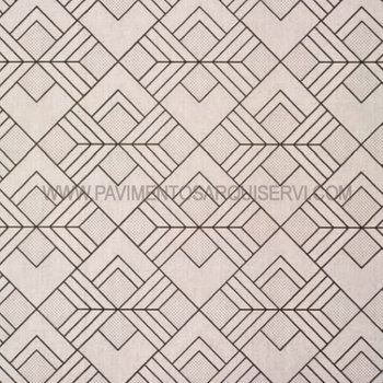 Alfombras 100% Polipropileno Alfombra exterior etnias blanco 80x150