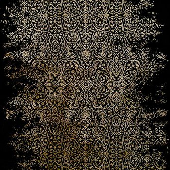 Alfombras Polipropileno HEAT-SET + Poliéster Alfombra dibujos dorada 01 120x170