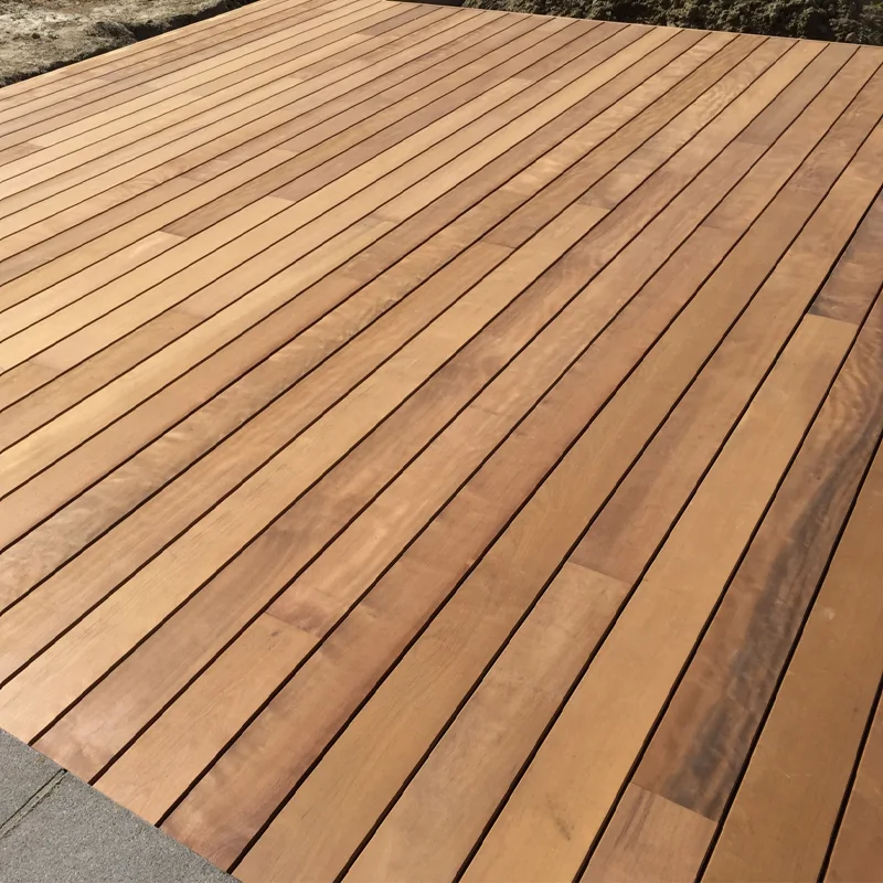 Tarima exterior Maciza exterior Itauba Natural