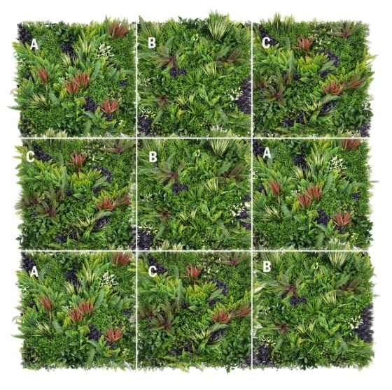 Revestimiento Pared Amazonas 1+2+3 vertical