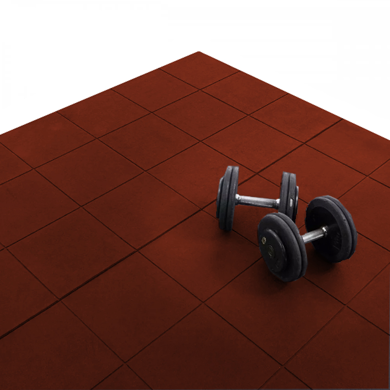 LOSETA DE CAUCHO 50x50cm. | 15mm | ALTA DENSIDAD | Rojo LOSETA DE CAUCHO 50x50cm. | 15mm | ALTA DENSIDAD | Rojo