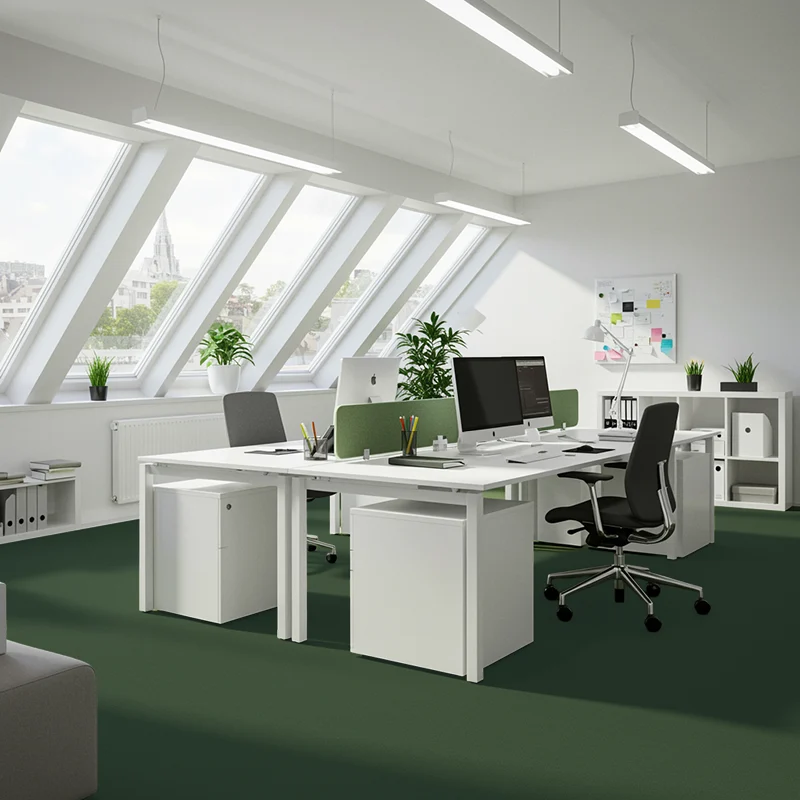 Vinílicos Heterogéneo Suelo Vinílico Verde Ultra Mate