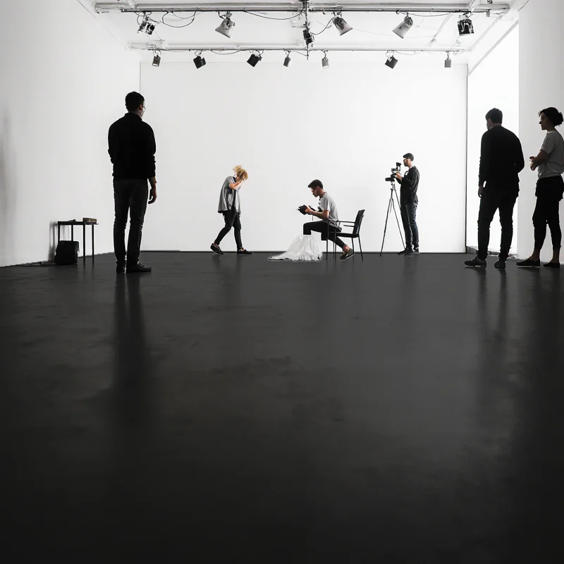 Vinílicos Heterogéneo Suelo Vinílico Negro Ultra Mate