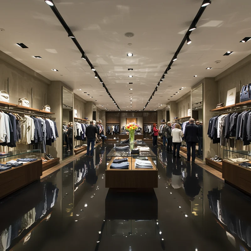 Vinílicos Heterogéneo Suelo Vinílico Negro Ultra Brillo