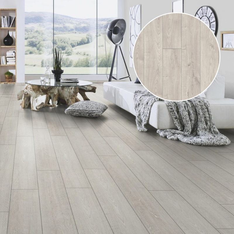 Tarimas Laminada Roble Atlas Blanco