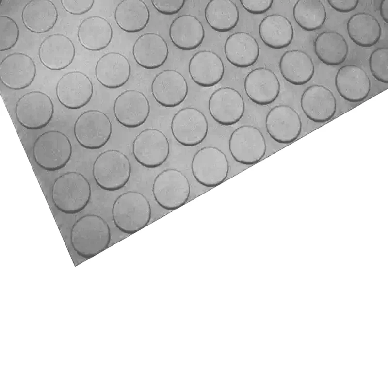 Goma Homogéneo Goma círculos Gris 3mm