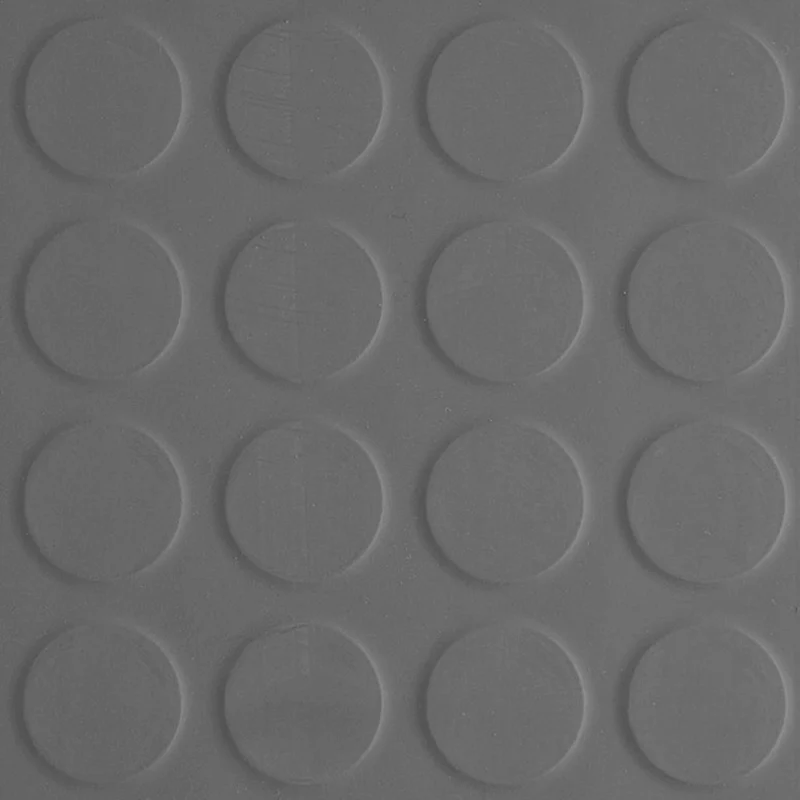 Goma Homogéneo Goma círculos Gris 3mm