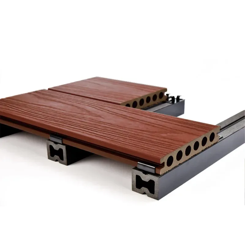 Tarima exterior Tecnológica Madera Roja / Nuez