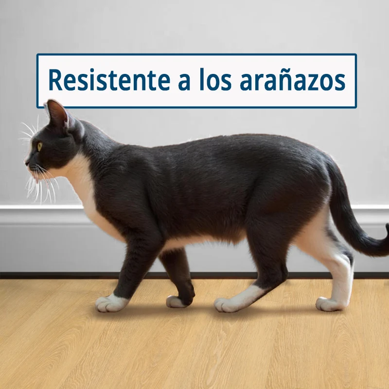 Vinílicos Heterogéneo Suelo de Vinílico Autoadhesivo PVC Roble Clásico Dorado