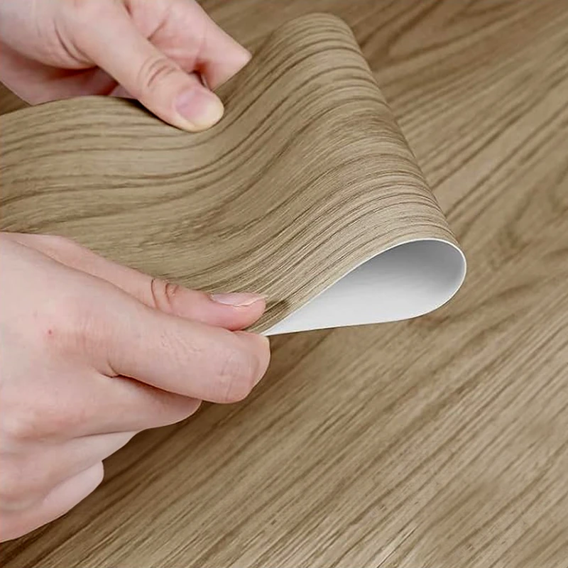 Vinílicos Heterogéneo Suelo de Vinílico Autoadhesivo PVC Roble Clásico Dorado