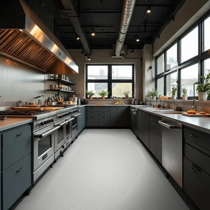 Vinílicos Homogéneo Suelo Vinílico Suelo Homogéneo Moteado Perla