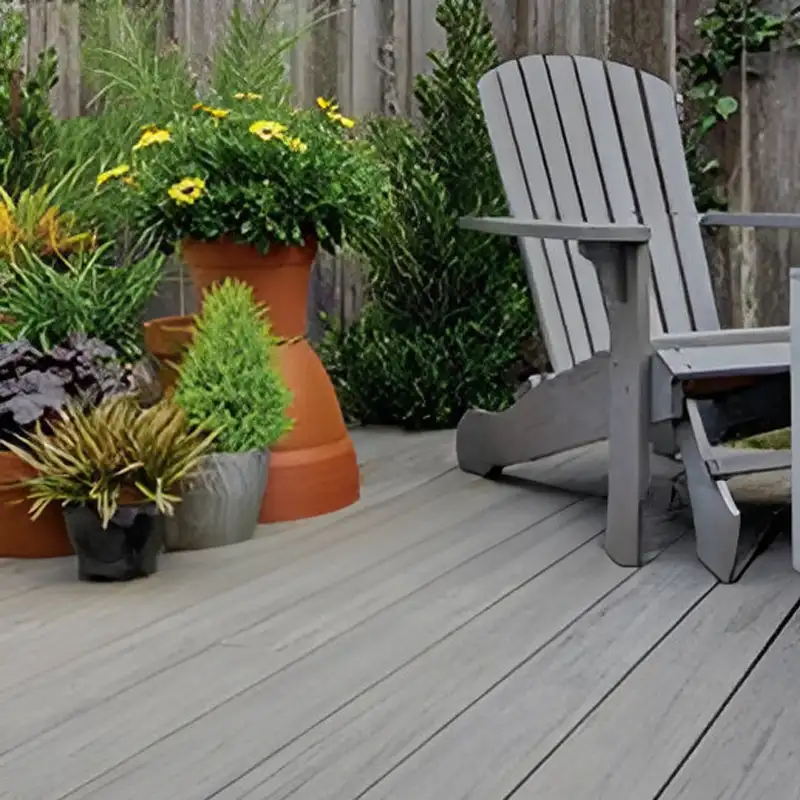 Tarima exterior Tecnológica Madera Ceniza