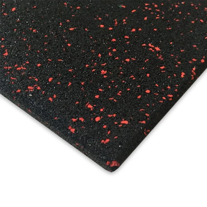 LOSETA DE CAUCHO MACIZA 50x50cm. | 15mm | ALTA DENSIDAD | Negro/Rojo LOSETA DE CAUCHO MACIZA 50x50cm. | 15mm | ALTA DENSIDAD | Negro/Rojo