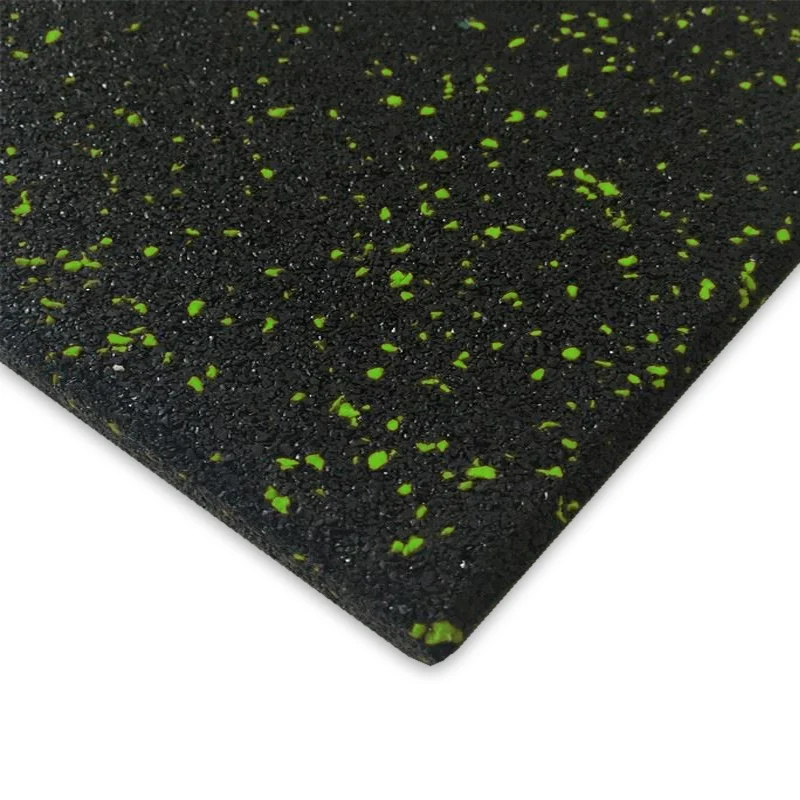 LOSETA DE CAUCHO MACIZA 50x50cm. | 15mm | ALTA DENSIDAD | Negro/Verde LOSETA DE CAUCHO MACIZA 50x50cm. | 15mm | ALTA DENSIDAD | Negro/Verde