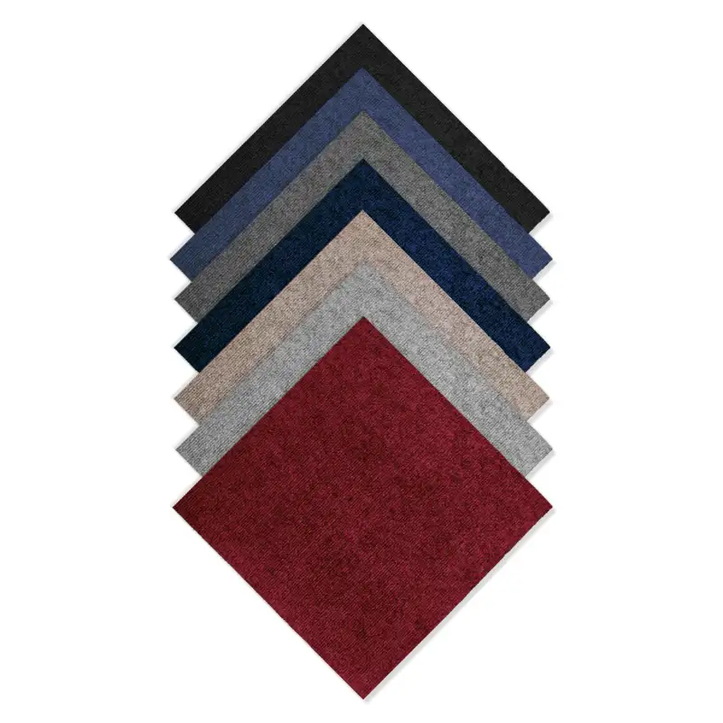 Moquetas Polipropileno Moqueta Loseta Gris Antracita 50x50 | Suelo Modular