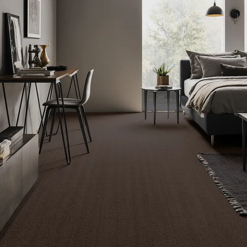 Moquetas Polipropileno Tornado Marrón