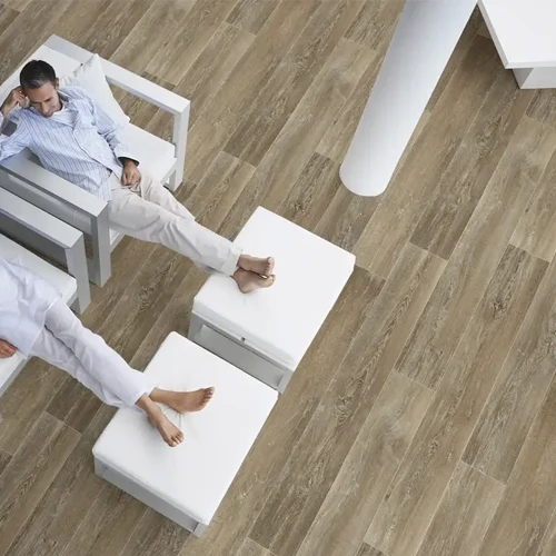 Vinílicos Heterogéneo Suelos Vinílicos Rollo Acústico Roble Lima