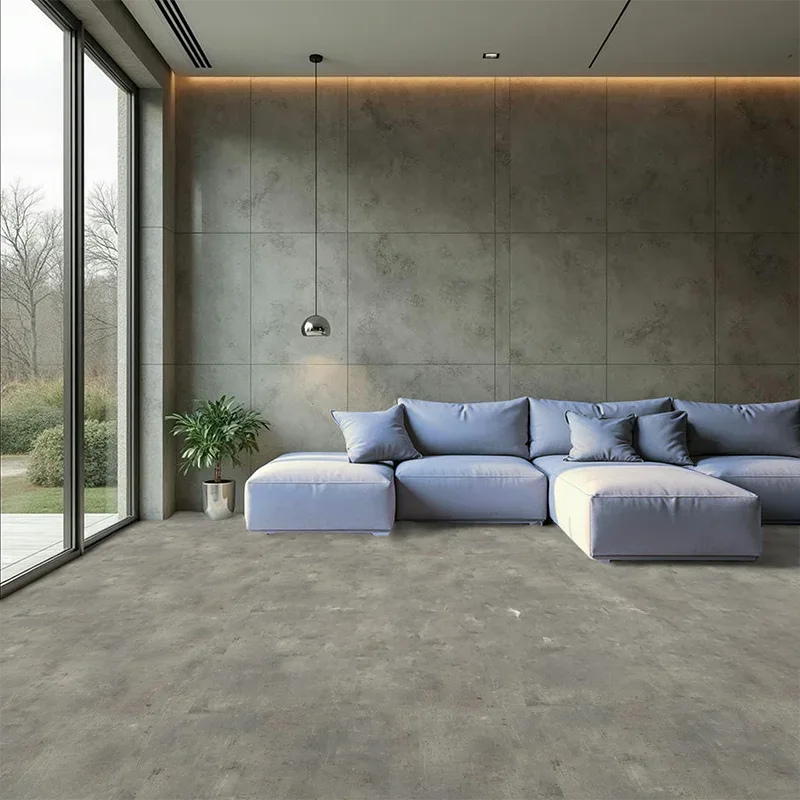 Suelo Vinílico Sinstasol en Rollo Cemento Zinc Suelo Vinílico Sinstasol en Rollo Cemento Zinc