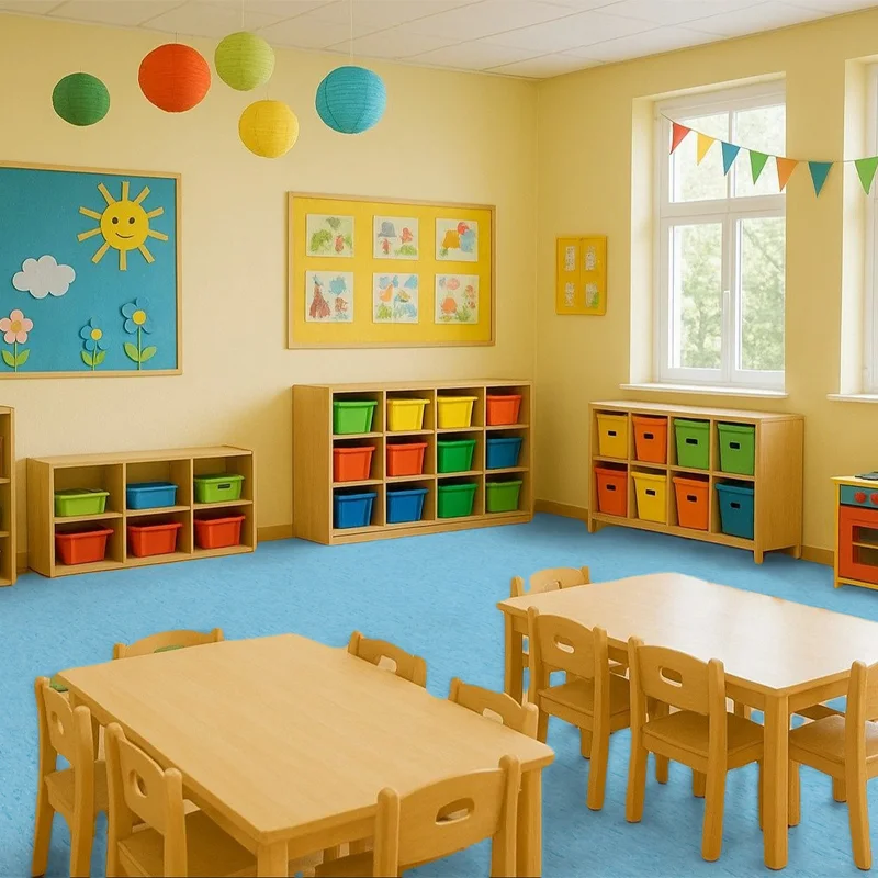 Vinílicos Homogéneo Suelo Vinílico Glacier Blue