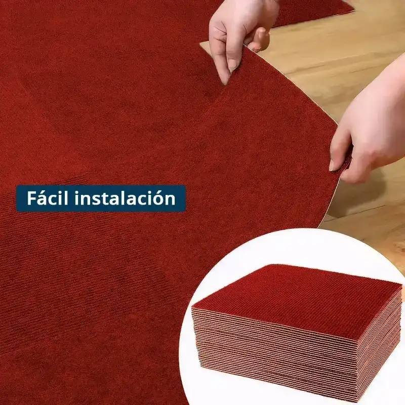 Moquetas Polipropileno Rojo Carmesí