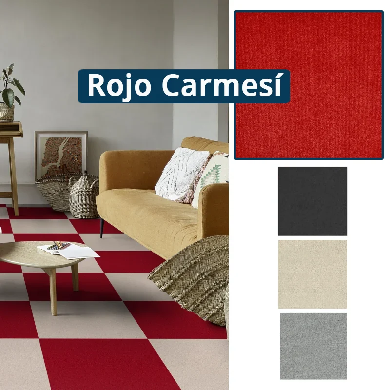 Moquetas Polipropileno Rojo Carmesí