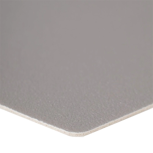 Vinílicos Heterogéneo Suelos de Vinílico en Rollo Liso Gris Claro