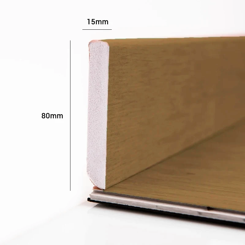 Material para Instalación y Complementos PVC Rodapié PVC a juego Roble Caramelo