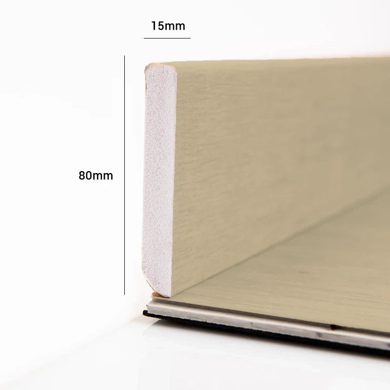 Material para Instalación y Complementos PVC Rodapié PVC a juego Roble Madera Antigua