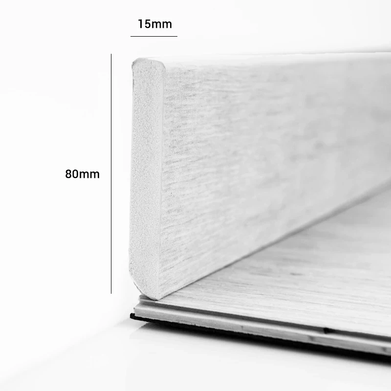 Material para Instalación y Complementos PVC Rodapié PVC a juego Roble Aguanieve