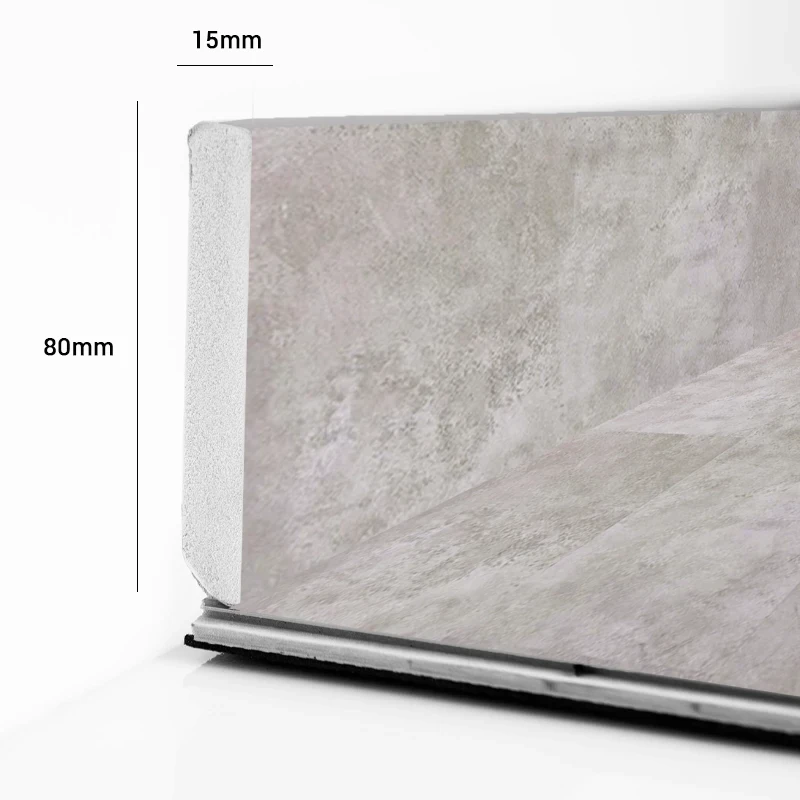 Material para Instalación y Complementos PVC Rodapié PVC a juego Petreo Palpana