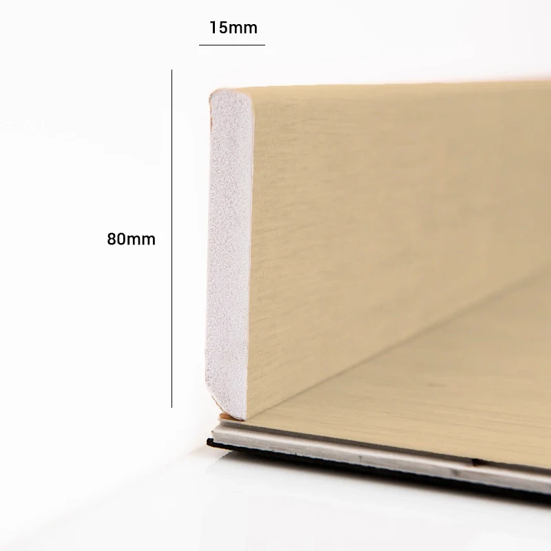 Material para Instalación y Complementos PVC Rodapié PVC a juego Roble Brillante