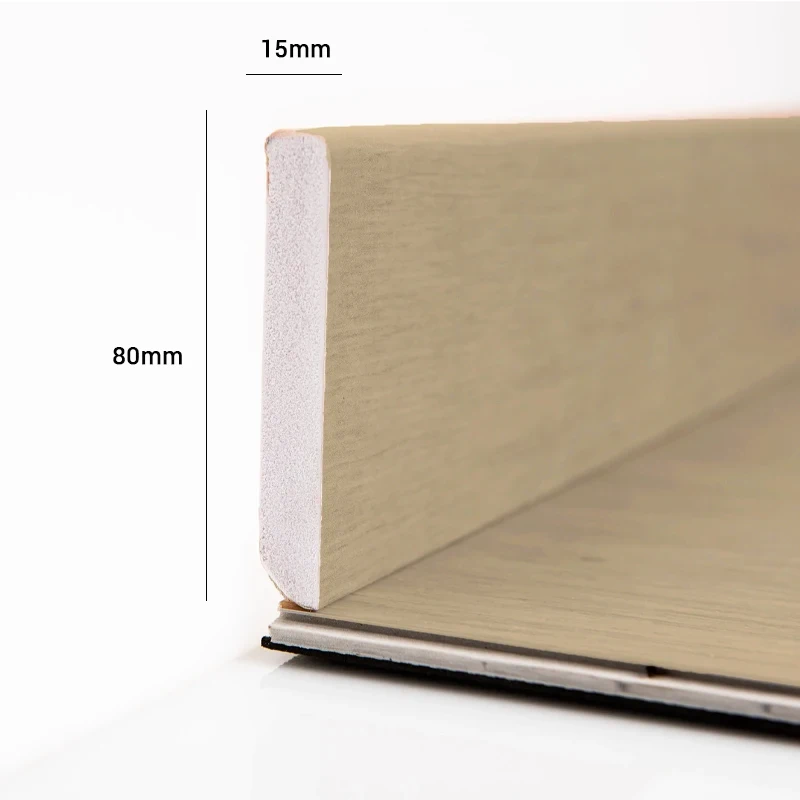 Material para Instalación y Complementos PVC Rodapié PVC a juego Roble Canela