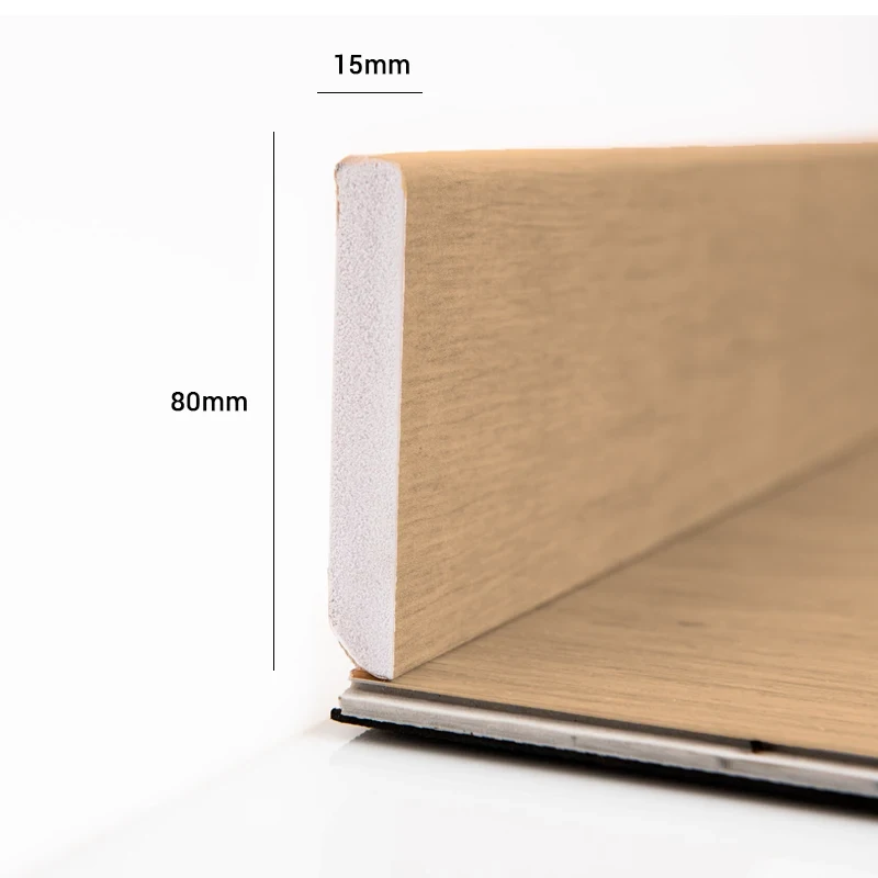 Material para Instalación y Complementos PVC Rodapié PVC a juego Roble Francés