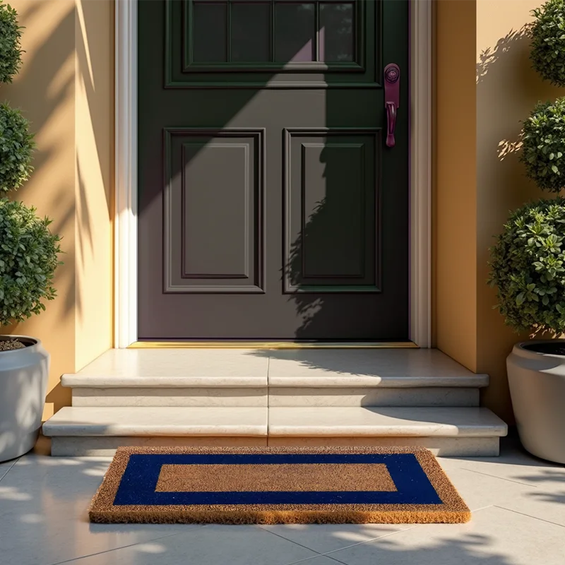 Felpudo Coco Azul 40x70cms Felpudo Coco Azul 40x70cms