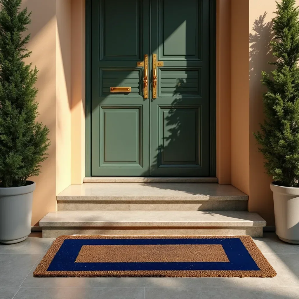 Felpudo Coco Azul 60x100cms Felpudo Coco Azul 60x100cms