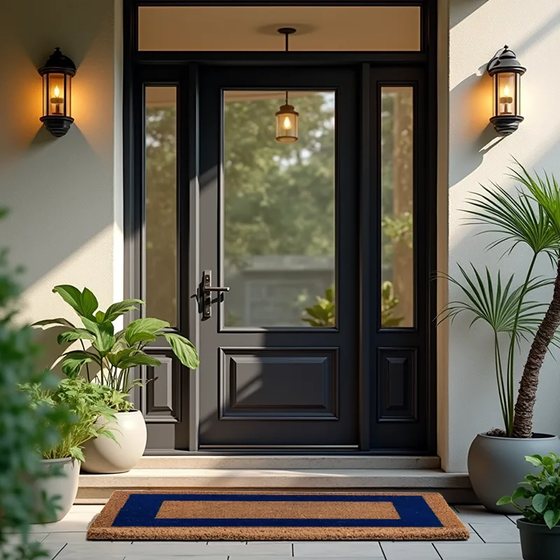 Moquetas Coco Felpudo Coco Azul 70x120